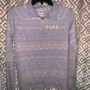 PINK brand quarter zip long sleeve